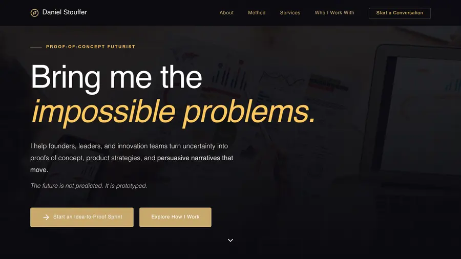 Daniel Stouffer website