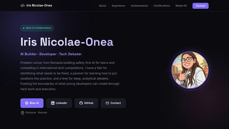 Iris Nicolae-Onea website