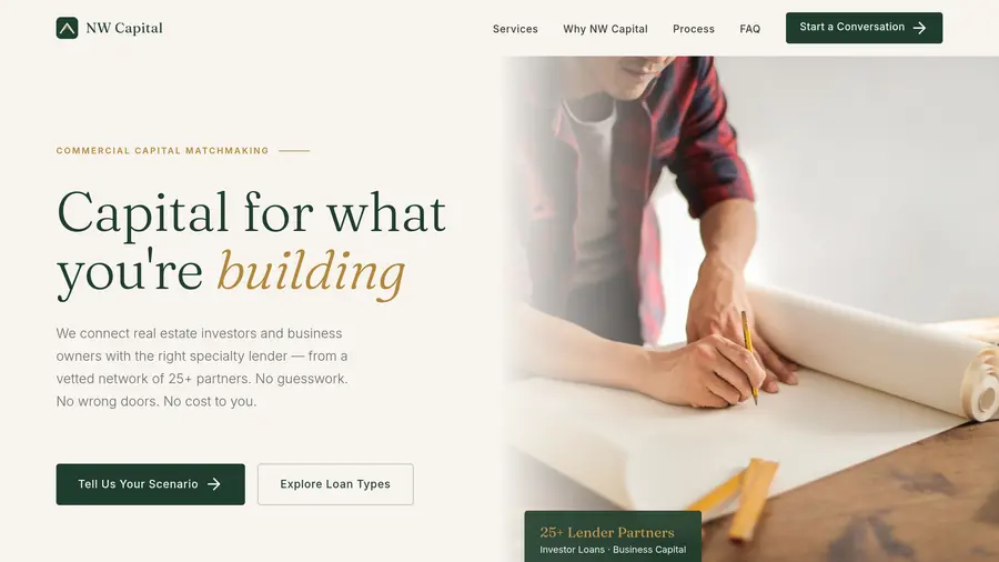 NW Capital website