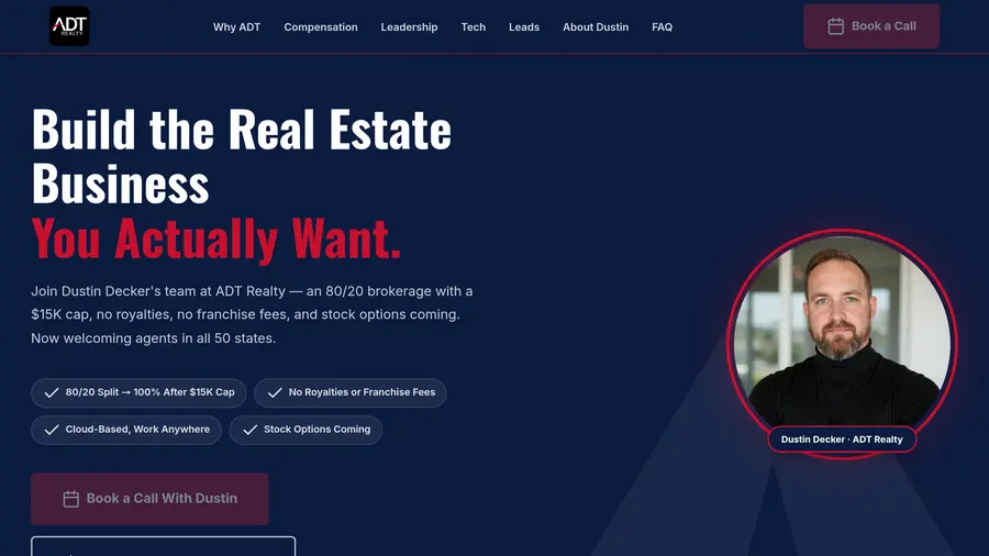 Team Decker ADT website