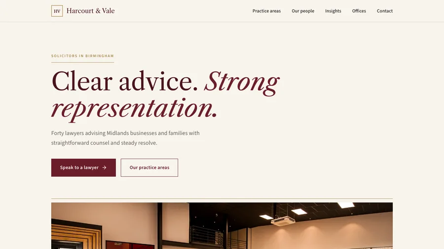 Law firm website template
